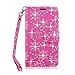 Samsung Galaxy Note 4 Case-Cellularvilla Pu Leather Wallet Card Flip Open Pocket Case Cover Pouch For Samsung Galaxy Note 4 SM-N910S / Note 4 SM-N910C (Pink Glitter)