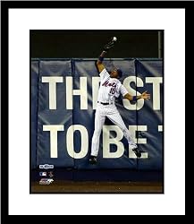 Endy Chavez New York Mets MLB Framed 8x10 Photograph 2006 NLCS Robbing HR Game 7