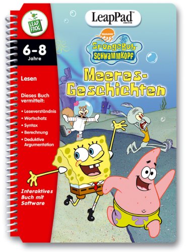 Childrens Toyshop  Spielwaren : LeapFrog 41287027 - LeapPad-Bibliothek: SpongeBob Schwammkopf - Meeresgeschichten