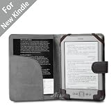 Acase(TM) Classic Kindle Leather Case (Dark Brown) for 4th Generation 6