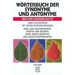 W�rterbuch der Synonyme und Antonyme