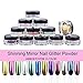 EVERMARKET 12pcs/set Mirror Nail Glitter Powder Nail Art Chrome Pigment Shinning Metallic Nail (5)