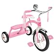 Radio Flyer Girls' Classic Pink Dual Deck Tricycle