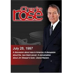 Charlie Rose with Willie Brown; Roy Johnson, Fred Terrell, Kim Green; Jim Sleeper & Derrick Bell (July 28, 1997)