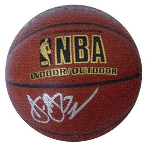 Antonio McDyess Signed Ball - I O - Autographed Basketballs