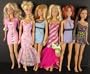 A Formal Set of 6 Doll Outfits Includes 6 Pcs of Clothing Made to Fit the Barbie Doll