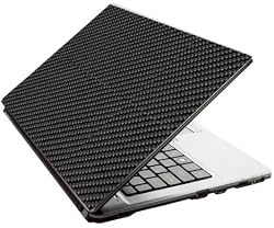 Carbon Fiber Graphite Netbook skin fits Asus Acer Dell HP GW laptop skin notebook