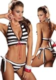  exotic dance clothing - black stripes two groups - middle 
