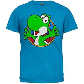 Amazon.com: Nintendo - Yo Yoshi T-Shirt X-Large Light Blue: Clothing