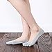 kilofly Women's Low Cut No Show Full Toe Socks Value Pack [Set of 4 Pairs]