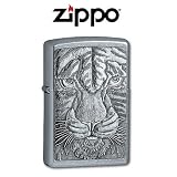 Zippo Tiger Chrome Lighter
