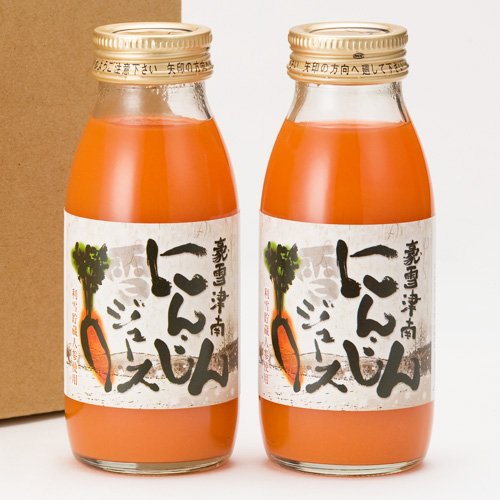 雪下にんじん使用!豪雪津南にんじんジュース 200ml×20本セット フジミヤ - 津南観光物産館 雪ノ下人参/野菜ジュース/ストレートジュース
