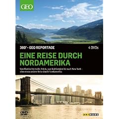 360 Grad - GEO Reportage: Eine Reise durch Nordamerika [4 DVDs]