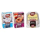 Katz Gluten Free Donuts Variety Pack 1 Powdered, 1 Cinnamon, 1 Custard Donuts