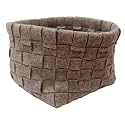 Gray Woven Basket - 11" Wide x 11" Long x 9.5" High