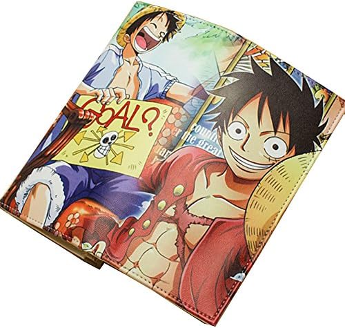 Hflove One Piece Luffy Cute Cartoon Animation Long Wallet (as picture)