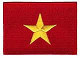 Vietnam Flag Embroidered Patch Vietnamese Iron-On National Emblem