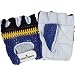 Crochet Leather WEIGHT LIFTING Gloves BODY BUILDING TRAINING CYCLING Small