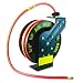 Tools & Hardware : Heavy-Duty 50' Auto-Rewind Retractable Air Hose Reel with 3/8 Hose