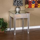 Southern Enterprises Mirage Mirrored Accent table