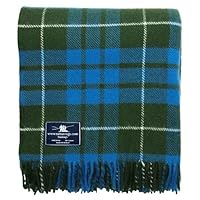 Antique Hunting Hamilton Tartan Premium Wool Throw