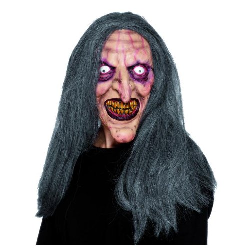 Imagen 1 de Adults' Halloween Old Witch Mask (máscara/ careta)