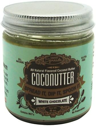 Sweet Spreads Coconutter Peanut Butter, White Chocolate, 0.4 Pound