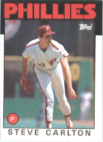 1986 Topps # 120 Steve Carlton Philadelphia Phillies Baseball Card