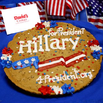 Hillary Clinton Cookie Cake by David