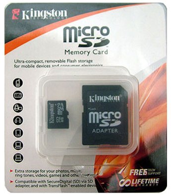 Kingston microSDカード(transflash) 512MB SDC/512FE
