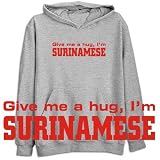 Sweatshirt Heather Gray  Give Me Surinamese  Suriname Country