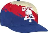 Philadelphia 76ers Mitchell & Ness Vintage Paintbrush Snap Back Hat