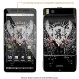 Protective Decal Skin Sticker for Verizon Motorola Droid X case cover DROID-X-299