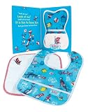 Bumkins Baby Gift Set - Bib/Washcloth - Dr. Seuss Cat In The Hat