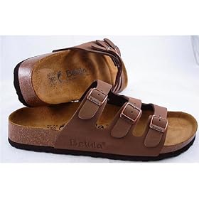 Betula by Birkenstock Cocoa Brown Nubuk 3 Strap Sandal