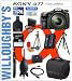Sony Alpha SLT-A77 24.3 MP Translucent Mirror Digital SLR Camera with Sony SAL 16-50 f/2.8 Standard Zoom Lens + Sony 16GB Class 4 SDHC Flash Memory Card + Sony Alpha Gadget Bag + Spare Sony Li-Ion Rechargeable Battery Pack + Sunpak PRO523PX2-64 Tripod + Willoughbys EST. 1898 Camera Emporium Bundle #1