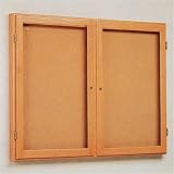 Messenger 77 Series Bulletin Board Display Size: 48L x 36H (2 doors)
