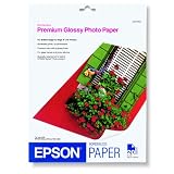 Epson Premium Photo Paper Glossy, 20 sheets, 8x10 Borderless, (S041465) ~ Epson