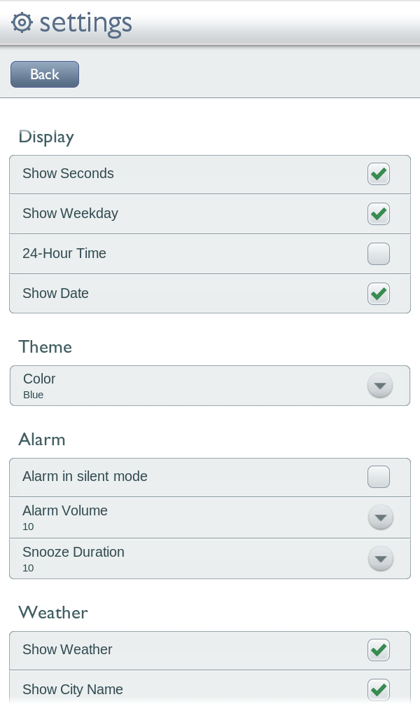 Alarm Clock, Weather, Nightstand (Kindle Tablet Edition