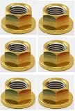 Aluminum Sprocket Nuts Gold