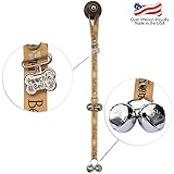 PoochieBells The Original & Trusted Dog Housetraining Doorbell. Potty Dog Bells to Housetrain & Communicate With Your Dog : Handcrafted in USA Since 2005 : Endorsed by Pet Industry Professionals : Easy 95% Success Rate: Potty Training Instructions Included : Best Friend Doggy Dialogue Best Friend Gold