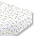 SwaddleDesigns Fitted Crib Sheet/Toddler Sheet, Baby Sleeps Better on Softest Cotton Flannel, Made in USA, Yellow Jewel Tone Little Chickies