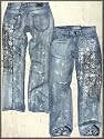 Affliction Dragon Denim Vintage Boot Cut Men's Jeans in Medium Calcified Wash