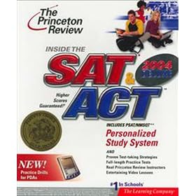 Princeton Review Inside SAT/ACT 2004 Deluxe