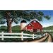 Wonderart 30x50 Latch Hook Kit: Country Barn