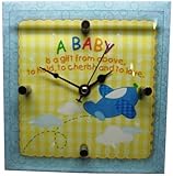 Timeless Sentiments Baby Boy Clock (Blue)