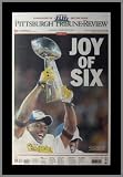 Pittsburgh Steelers - Joy - Holmes - Super Bowl 43 XLIII - Wood Mounted Newspaper Print