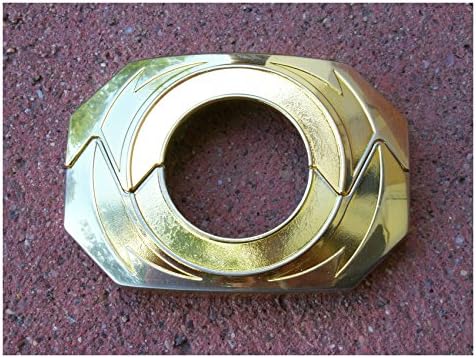 Power Gold Prop Spare Morpher Plate Ranger Cosplay Buckle