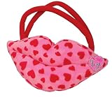 Smooches - Lip Purse - Pink With Red Hearts