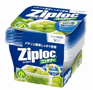 ジップロック コンテナー 角型 小 4個入